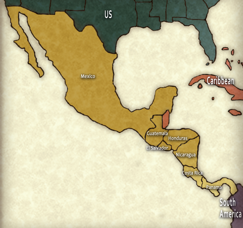 Mexico Panama Central America Aglow Region