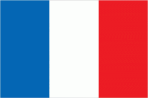 Réunion uses the French flag