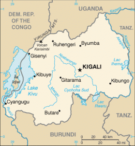 Rwanda map