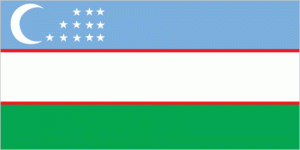 Uzbekistan flag