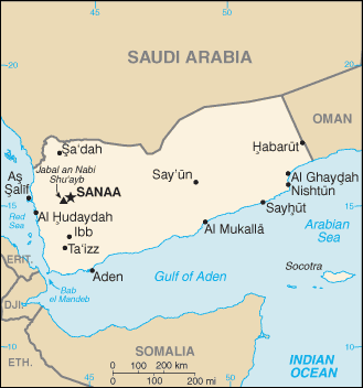 Yemen map
