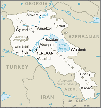 Armenia map