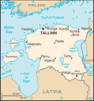Estonia map