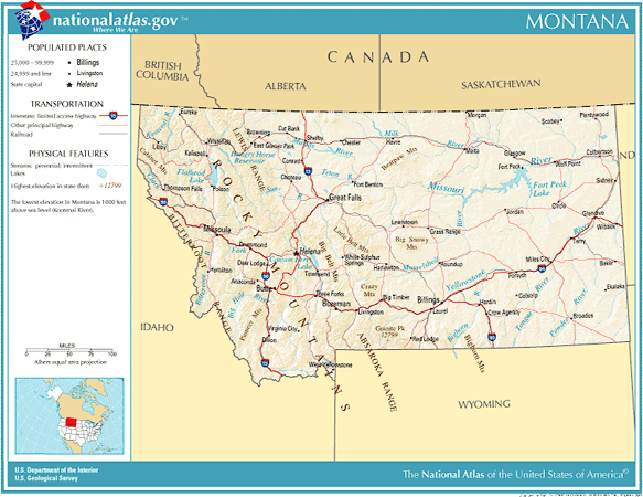 Montana Map 